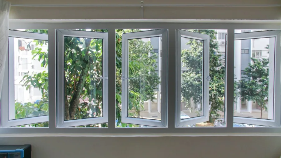 Janelas acústicas Maxim-Ar abertas — VEDABLIND
